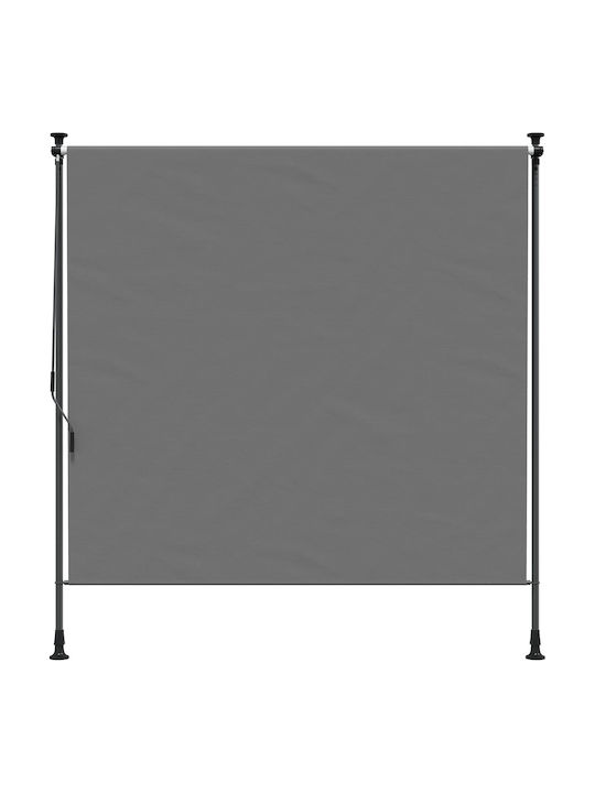 vidaXL Тента за Тераса с LED Сива 1x2.7m vidaXL Тента за Тераса с LED Сива 1x2.7m