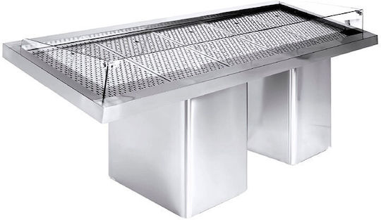 Niki Inox Fish Display H92xW188xL90cm CCVI.F2188A
