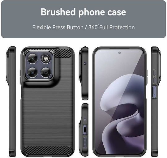 Techsuit Motorola Moto Rückseitenhülle Aus Silikon Grau (Motorola Moto G87 / G77 / G67)