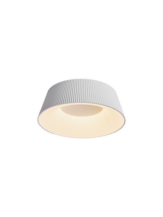 VK Lighting White LED Pendant Ceiling Light with Warm White Light