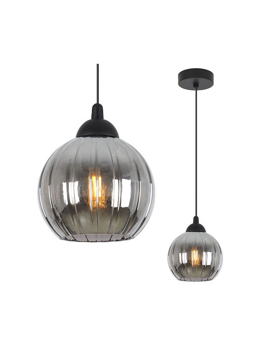Light Home Deckenleuchte Schwarz mit Lampenbirnensockel E27