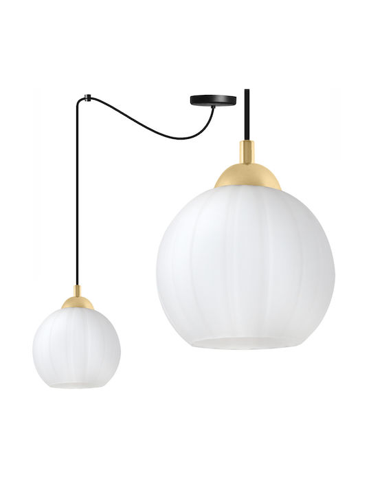 Light Home Candelabru Suspendat Negru cu Soclu E27