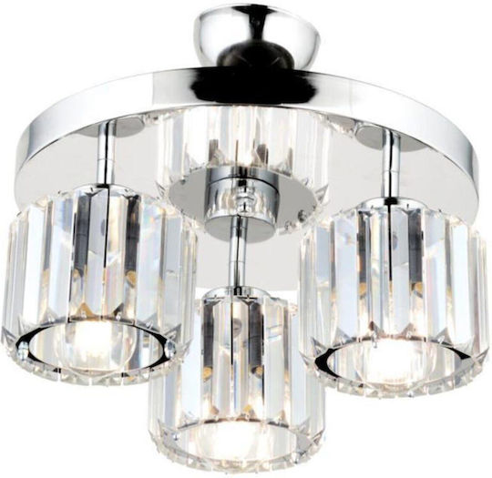 SteweHome Deckenleuchte Silber 30x60x20cm SteweHome Deckenleuchte Silber 30x60x20cm