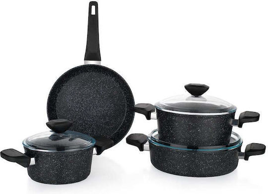 SteweHome Töpfe Set aus Aluminium 7 Teile