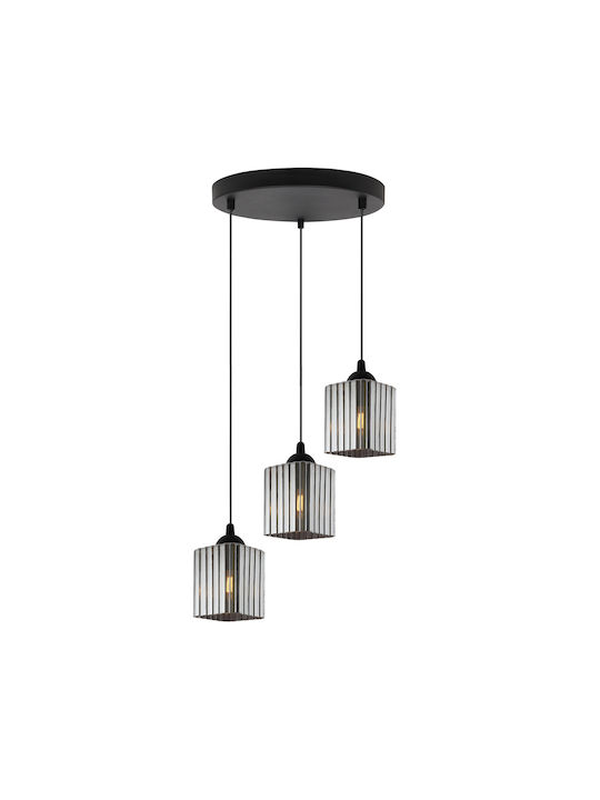 Light Home Висящо Осветително Тяло Черно с Цокъл E27