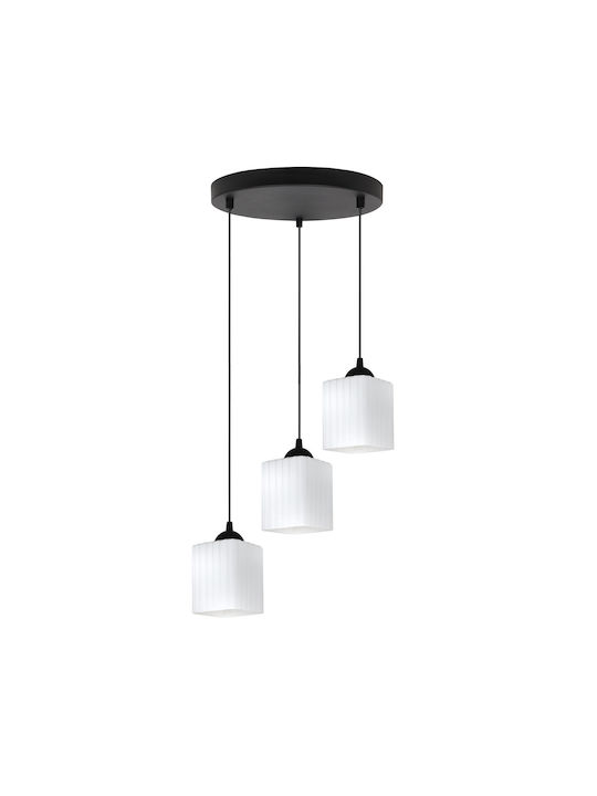 Light Home Висящо Осветително Тяло Черно с Цокъл E27