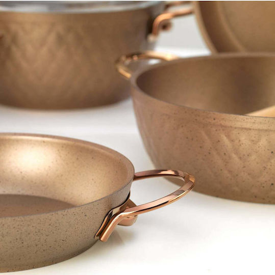 SteweHome Kochgeschirr-Set aus Aluminium 11-teilig