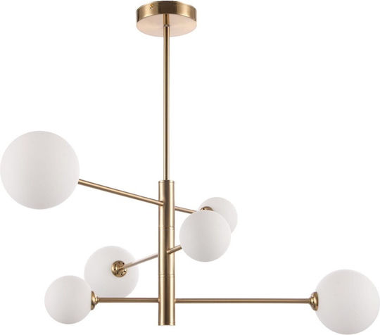 Light Prestige Κρεμαστό Φωτιστικό Χρυσό 60x60x60εκ. Light Prestige Κρεμαστό Φωτιστικό Χρυσό 60x60x60εκ.