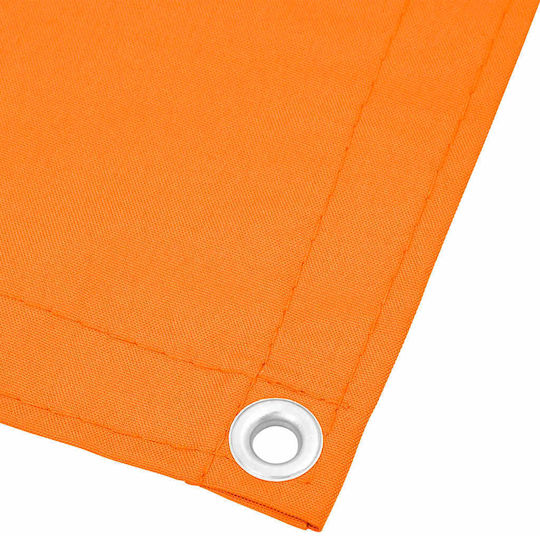 vidaXL Divider De Verandă Portocaliu Cu Strat PU 0.9x8m