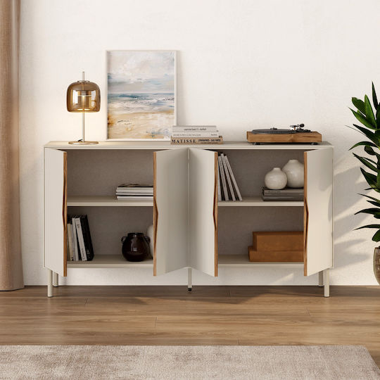 Μπουφές Marquise από Ξύλο & Μέταλλο Sandstone 150x40x78.5cm Μπουφές Marquise από Ξύλο & Μέταλλο Sandstone 150x40x78.5cm