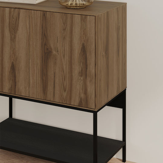 Sideboard Amira from Wood & Metal Walnut 80x40x90cm