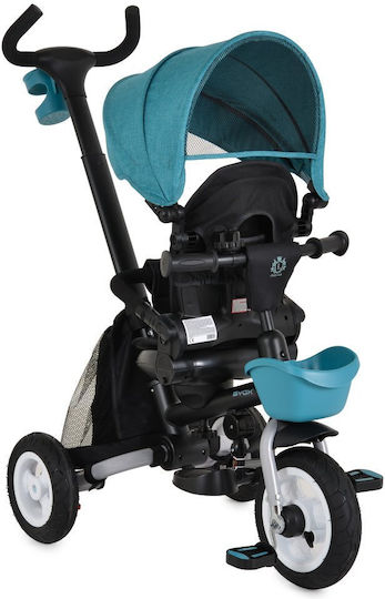 Byox Flexy Lux Klappbares & Wandelbares Kinderdreirad für 18 Monate Dunkelblau