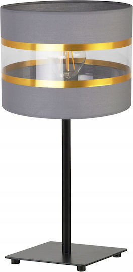 Light Home Μεταλλικό Πορτατίφ για Ντουί E27 με Μαύρο Καπέλο και Βάση