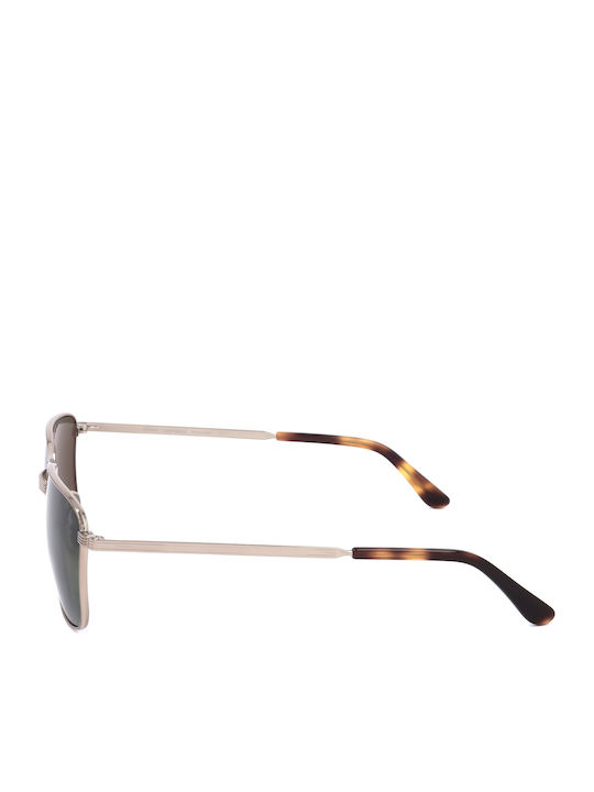 American Optical Unisex Sunglasses with Rose Gold Frame and Green Lens