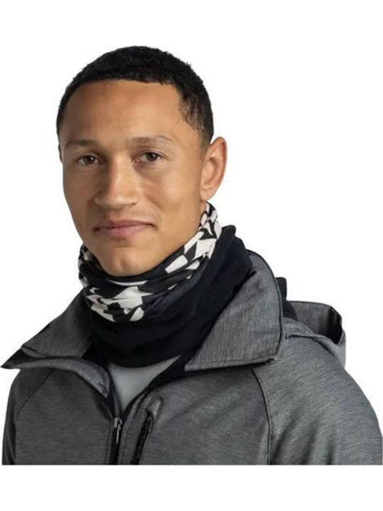 Buff Batic Polar Multifuncțional Guler Sportiv Negru