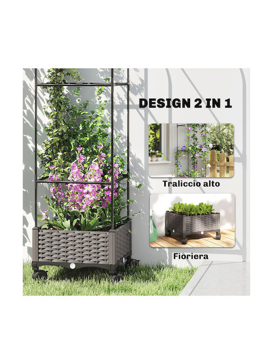 Γλάστρα 40x40x185εκ.
