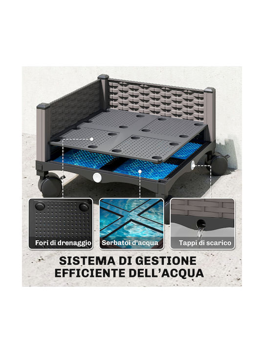 Γλάστρα 40x40x185εκ.