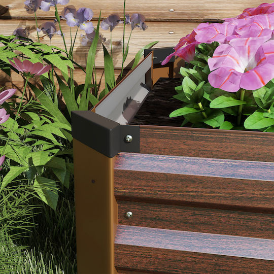 Ghiveci Dark Brown 240x60x30cm.