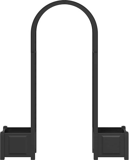 vidaXL Plastic Flower Pot Anthracite 168.5x43cm