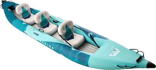 Aqua Marina Betta Caiac de Plastic de Mare pentru 3 Persoane Albastru
