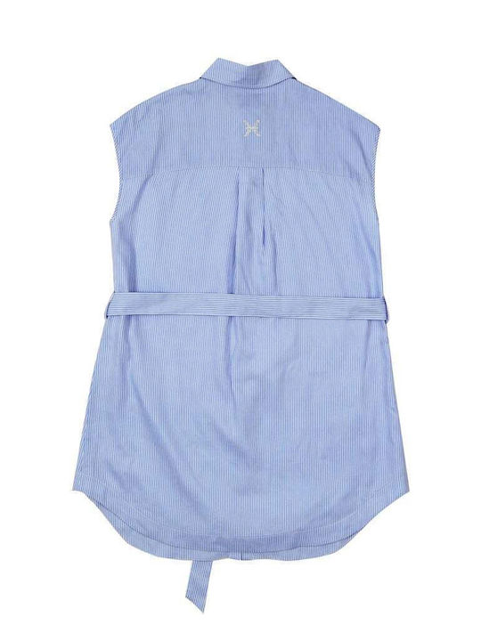 Summer Mini Shirt Dress Ekrou-Siel