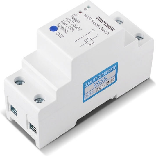 Sinotimer Elektrische Messgeräte Digital Schiene Monophase Wi-Fi Tuya