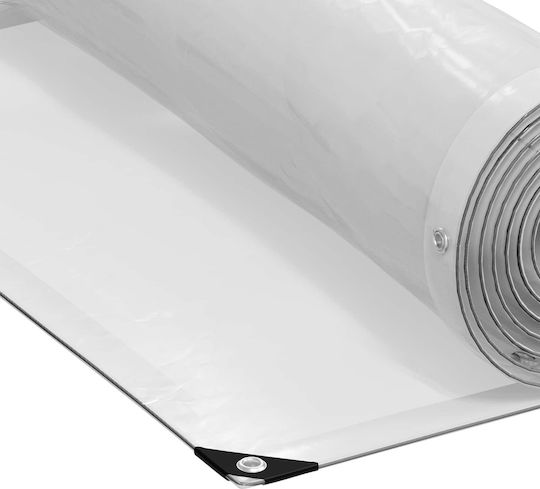 vidaXL Waterproof Tarpaulin 2.5x1.5m Transparent