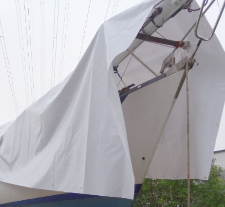 Dalimond Waterproof Tarpaulin 250gr/m² 10x10m Heavy Duty White