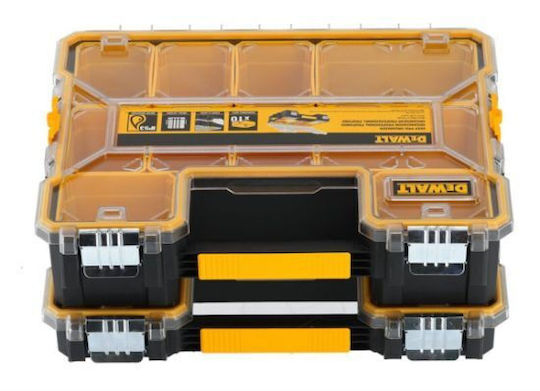 Dewalt Tool Compartment Organisers 10 Slot with Removable Box Yellow 2pcs