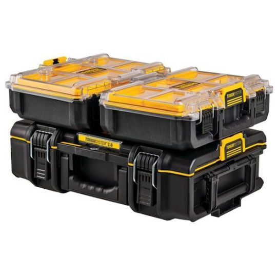 Dewalt Tool Compartment Organiser 6 Slot Yellow 37x26x13cm