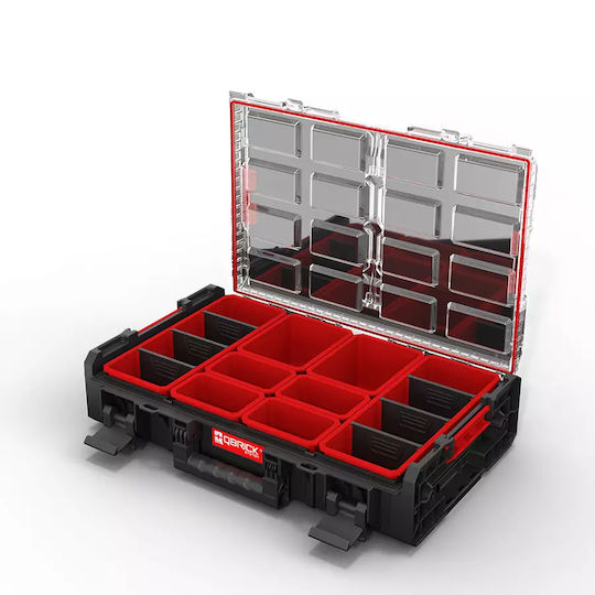 Qbrick QBrick System One Ταμπακιέρα Εργαλείων 14 Θέσεων με Αφαιρούμενα Κουτιά Κόκκινη 58.2x38.7x13.1εκ.