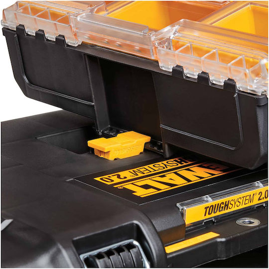 Dewalt Tool Compartment Organiser 6 Slot Yellow 37x26x13cm