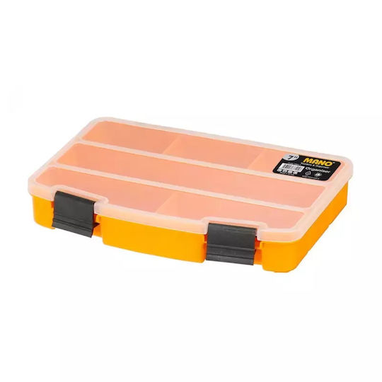 Mano Pro Tool Compartment Organiser 9 Slot Orange 19x13x3cm