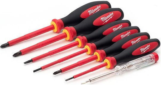 Milwaukee Set 7 Electrician VDE 1000V Screwdrivers