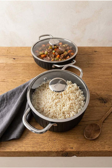 SteweHome SteweHome Töpfe Set Mit Stein Innenbeschichtung 5 Stück