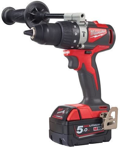 Milwaukee M18 BLPP2A3-502X Set Impact Drill Driver & Impact Screwdriver Brushless 18V with 2 Batteries 5Ah and Case