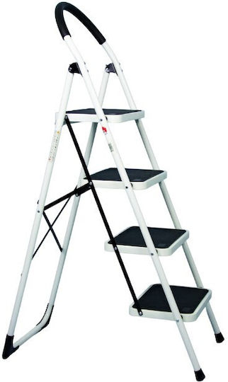 Vesta Deluxe Step Ladder Iron 4 Steps 97cm