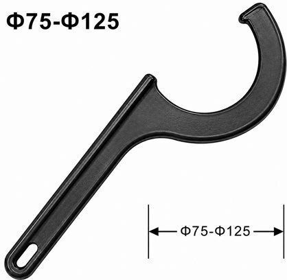Palaplast Kλειδί Κλειδί για Κοχλιωτά Ρακόρ Φ75-Φ125 4255/7512