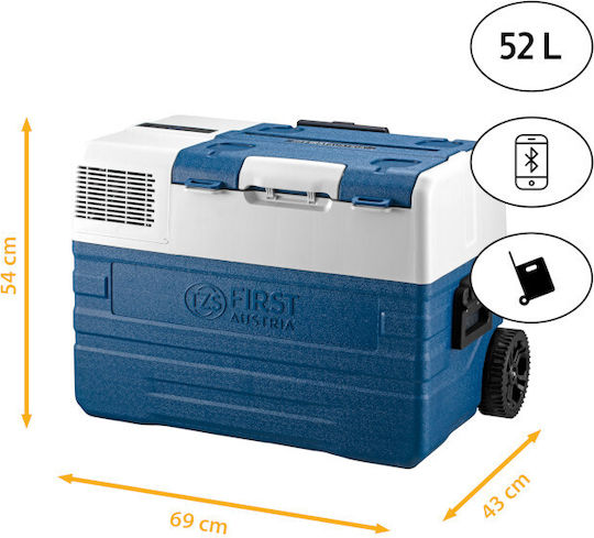 First Austria Tragbarer Kühlschrank 52lt 12V / 24V Blaue