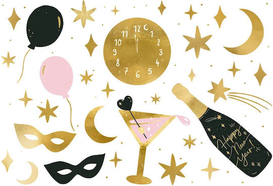 PartyDeco Temporäres Tattoo Set 10Stück TAT11