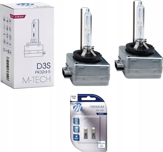 M-Tech Λάμπα Αυτοκινήτου D3S Xenon 35W 1τμχ