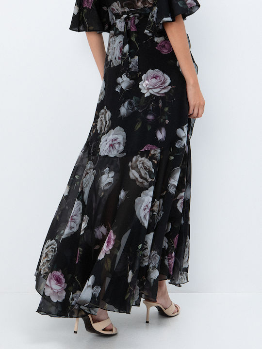 Midi Skirt Envelope Floral Floral