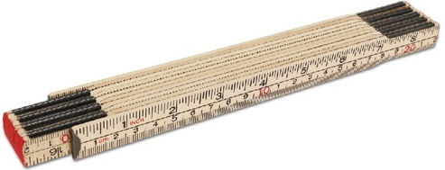 Folding Wooden Ruler 2m X 10 Bihui Tfr20