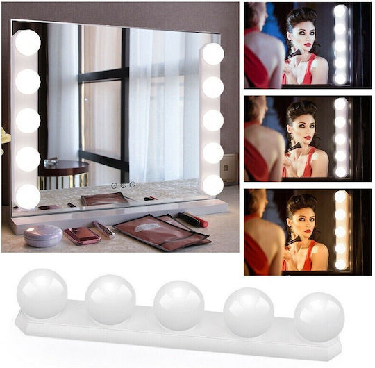 USB Vanity Mirror LED Light Warm White 5V 34cm