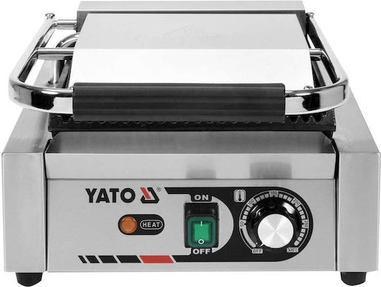 Yato Yg-04555 32 Cm Ribbed Contact Electric Grill 1.8 Kw Stainless Steel