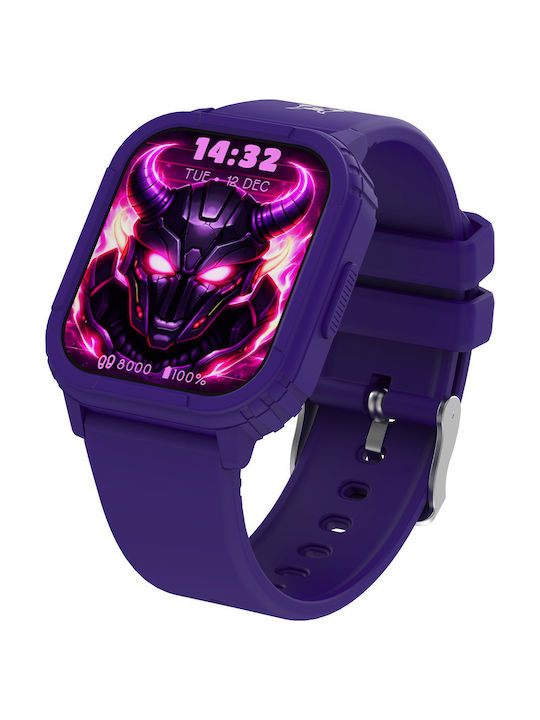 Kiddoboo Παιδικό Smartwatch Μωβ