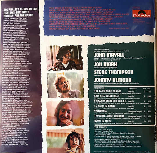 John Mayall Turning Point Vinyl