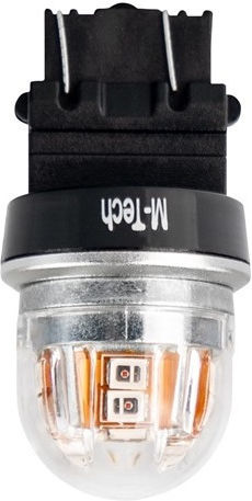 M-Tech Car Lamp P27/7W Canbus LED Red 12-24V 2.1W