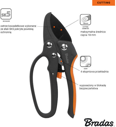 Bradas V-SERIES Pruning Shears