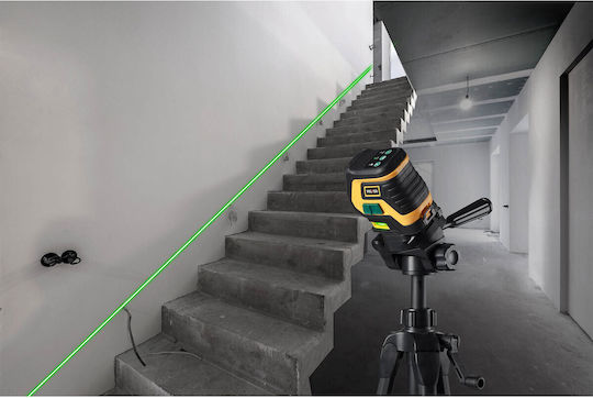 Prexiso P2LC15DG Self-Leveling Linear Laser Level Green Beam 3.7V with Working Range 25m